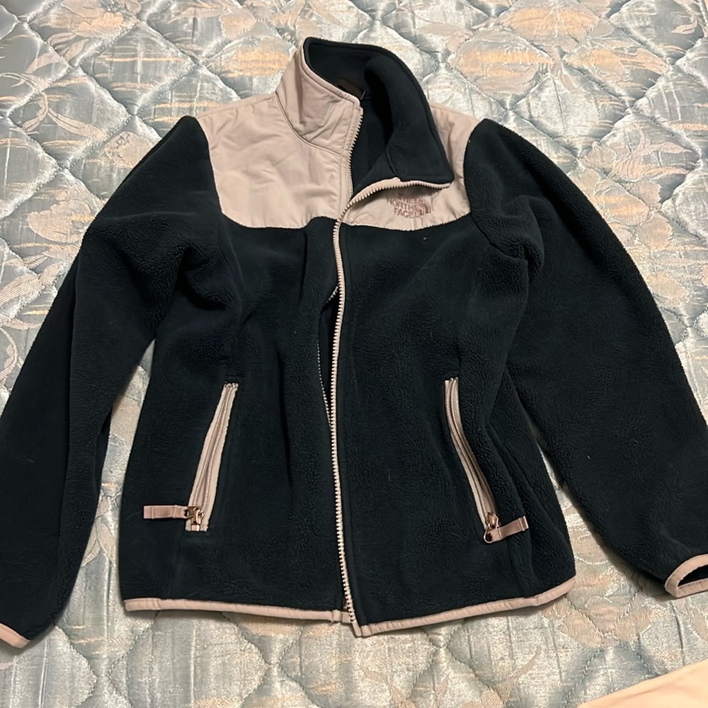 North Face fleece jacket, blue, size: mm 10-12 youth